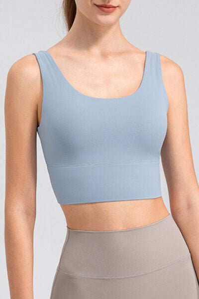 YogaFlex Scoop Neck Wide Strap Active Tank