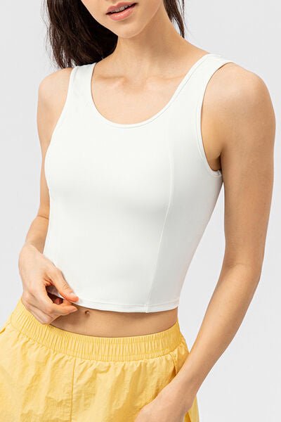 TrainTech Round Neck Wide Strap Active Tank