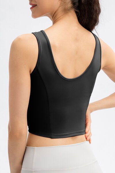 TrainTech Round Neck Wide Strap Active Tank