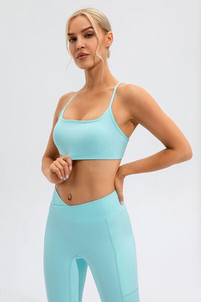 YogaFlex Crisscross Spaghetti Strap Active Cami
