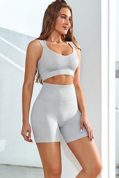 ZenSculpt Scoop Neck Wide Strap Active Tank