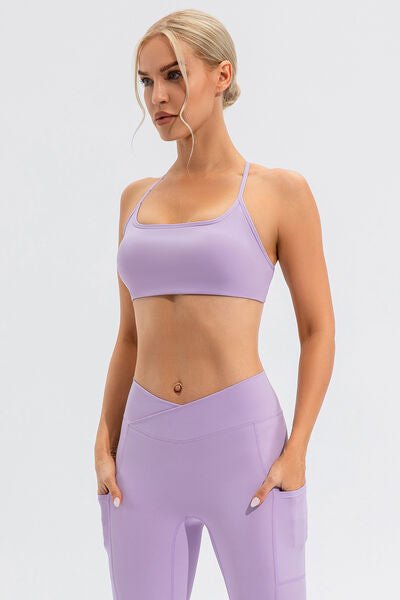 YogaFlex Crisscross Spaghetti Strap Active Cami