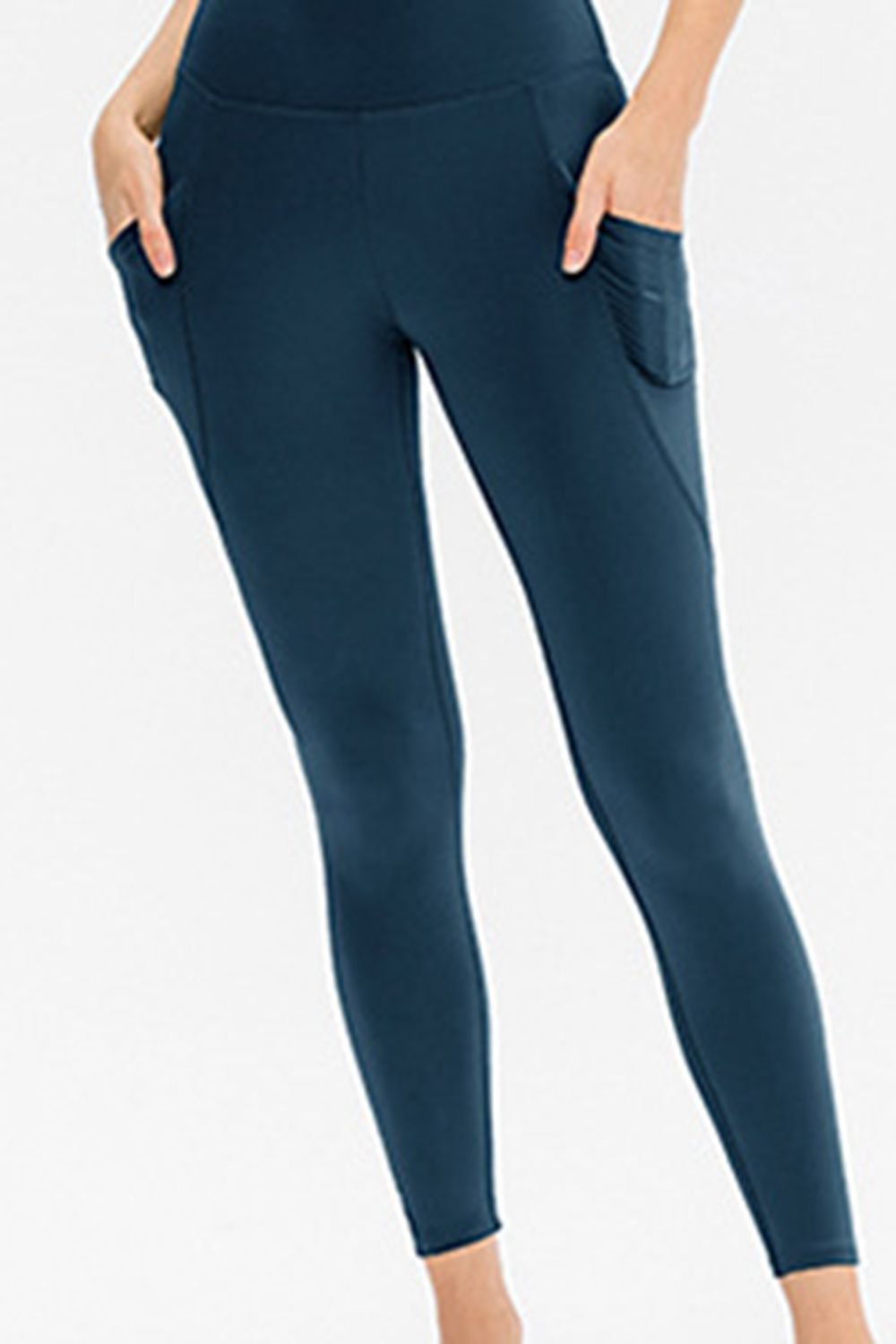 ZenSculpt Slim Fit Long Active Leggings with Pockets
