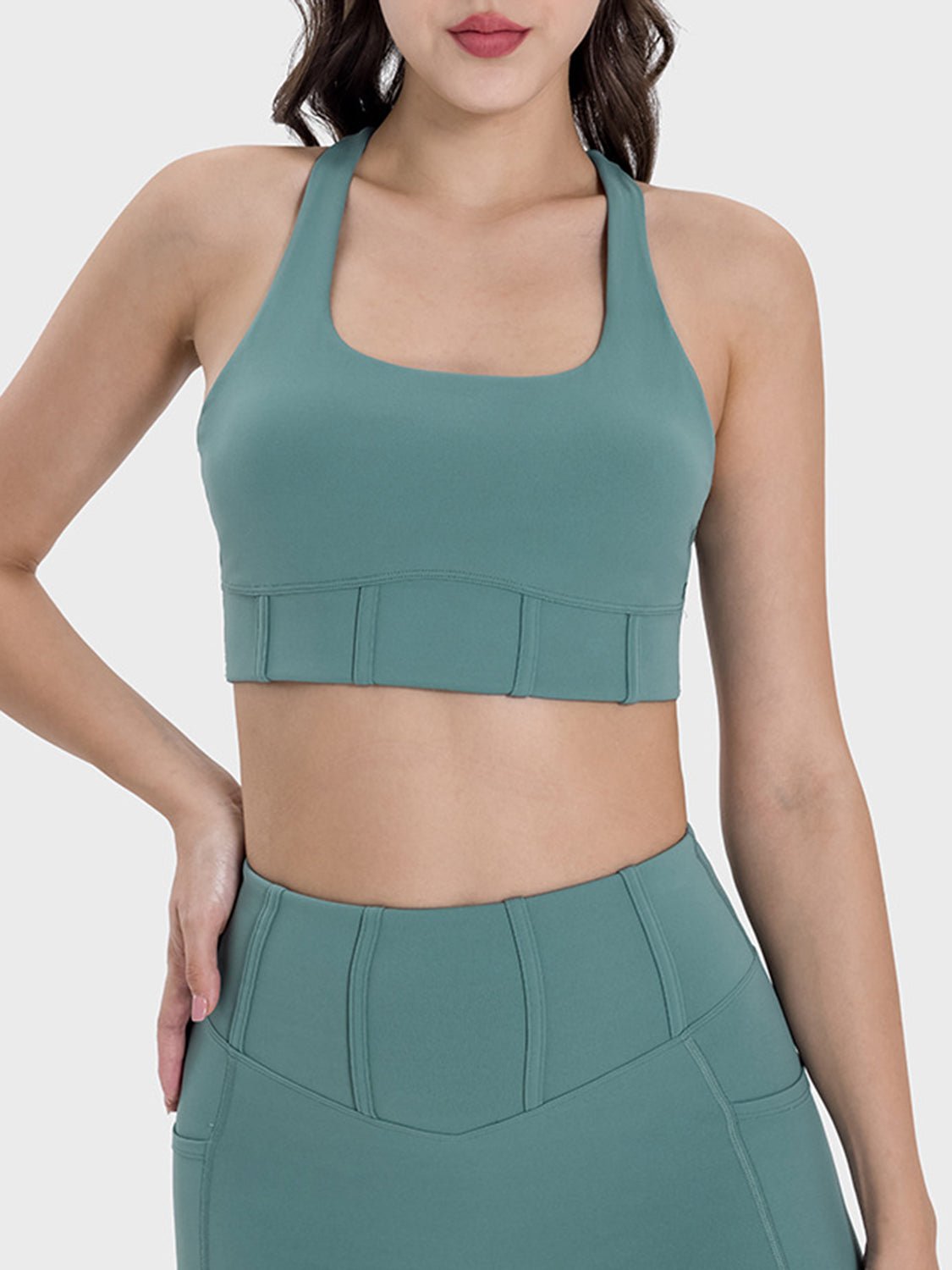 ZenSculpt Square Neck Wide Strap Tank