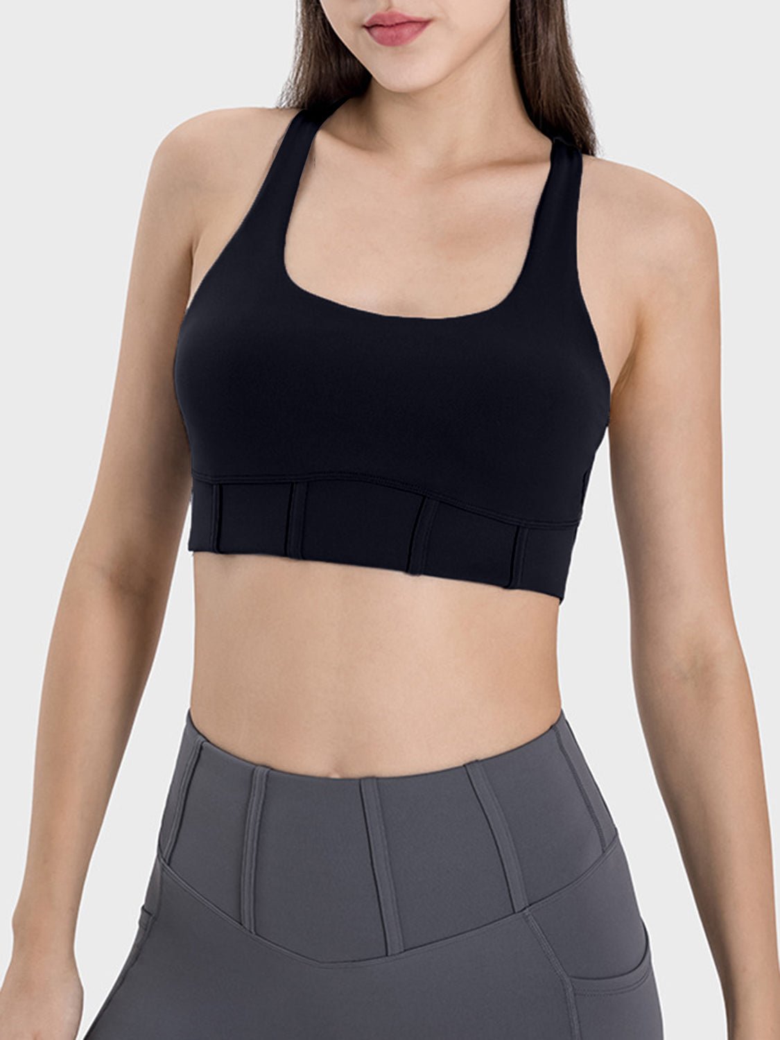 ZenSculpt Square Neck Wide Strap Tank