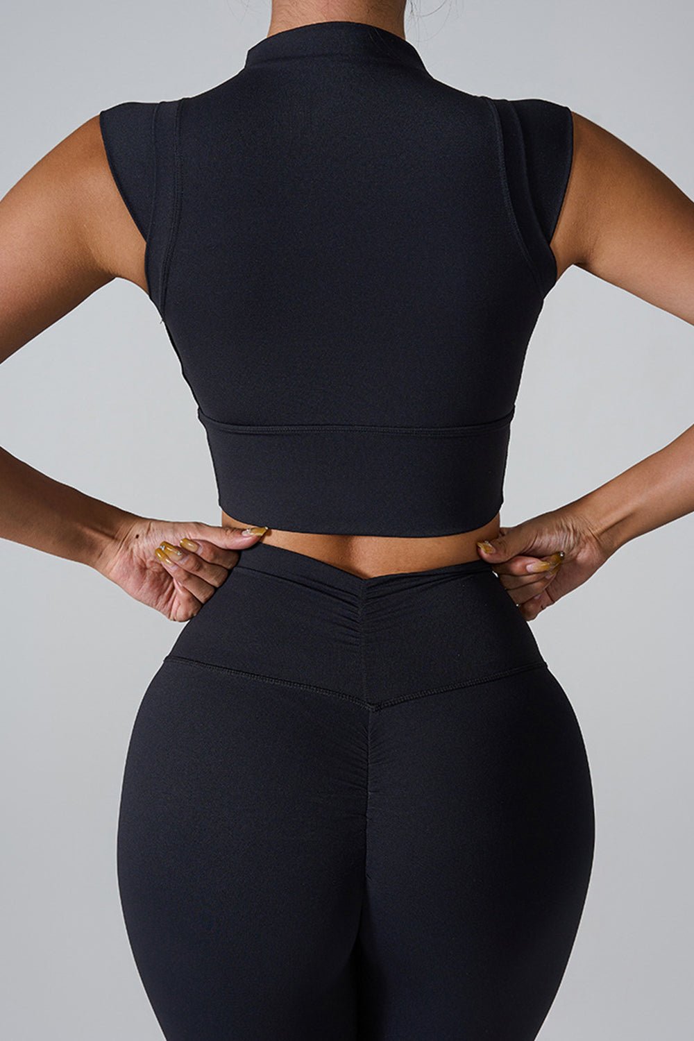 ZenSculpt Mock Neck Active Tank