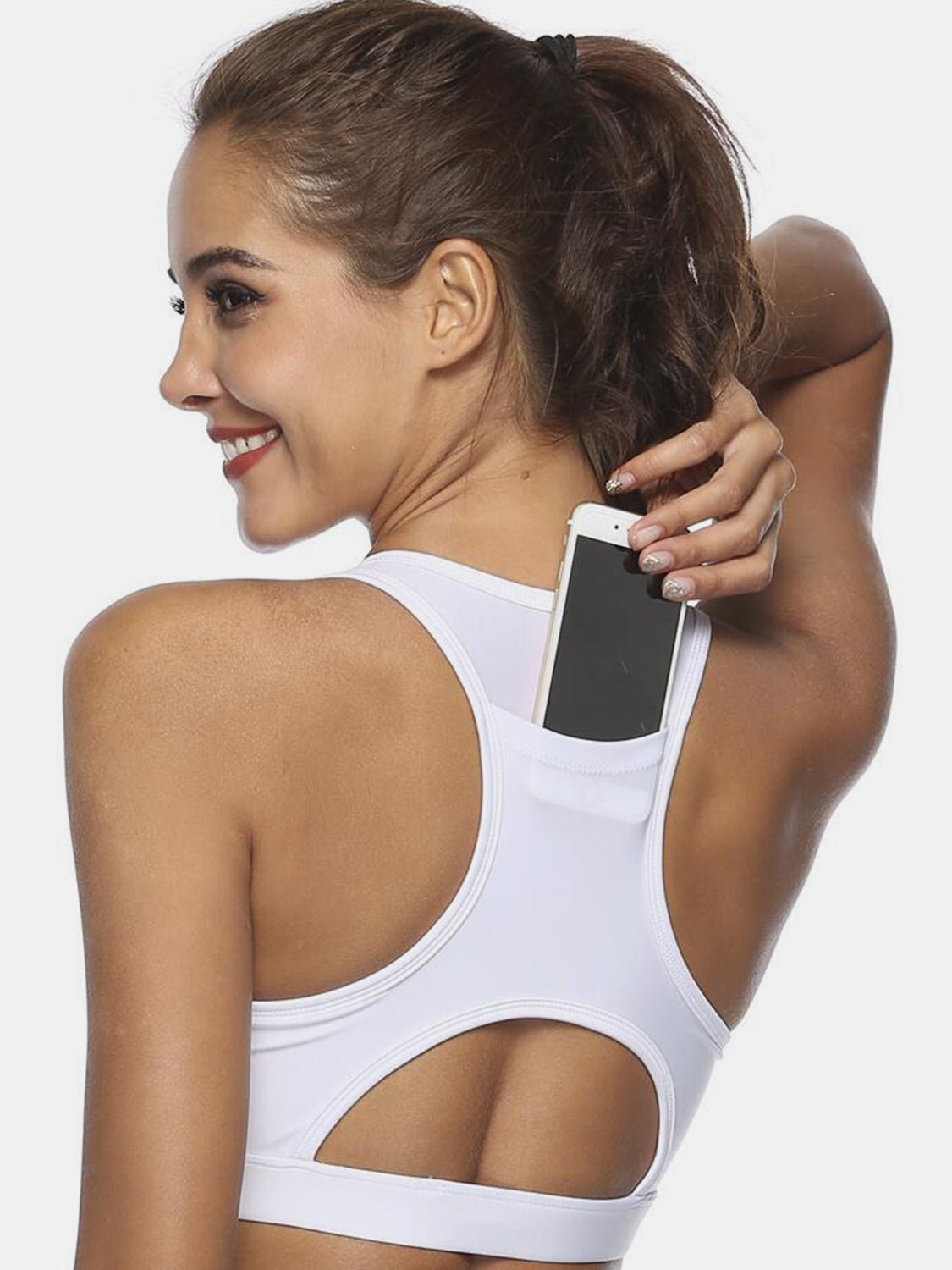 ZenSculpt Cutout Scoop Neck Active Tank