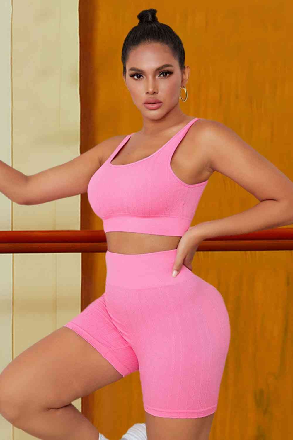 TrainTech Sports Tank and Shorts Set