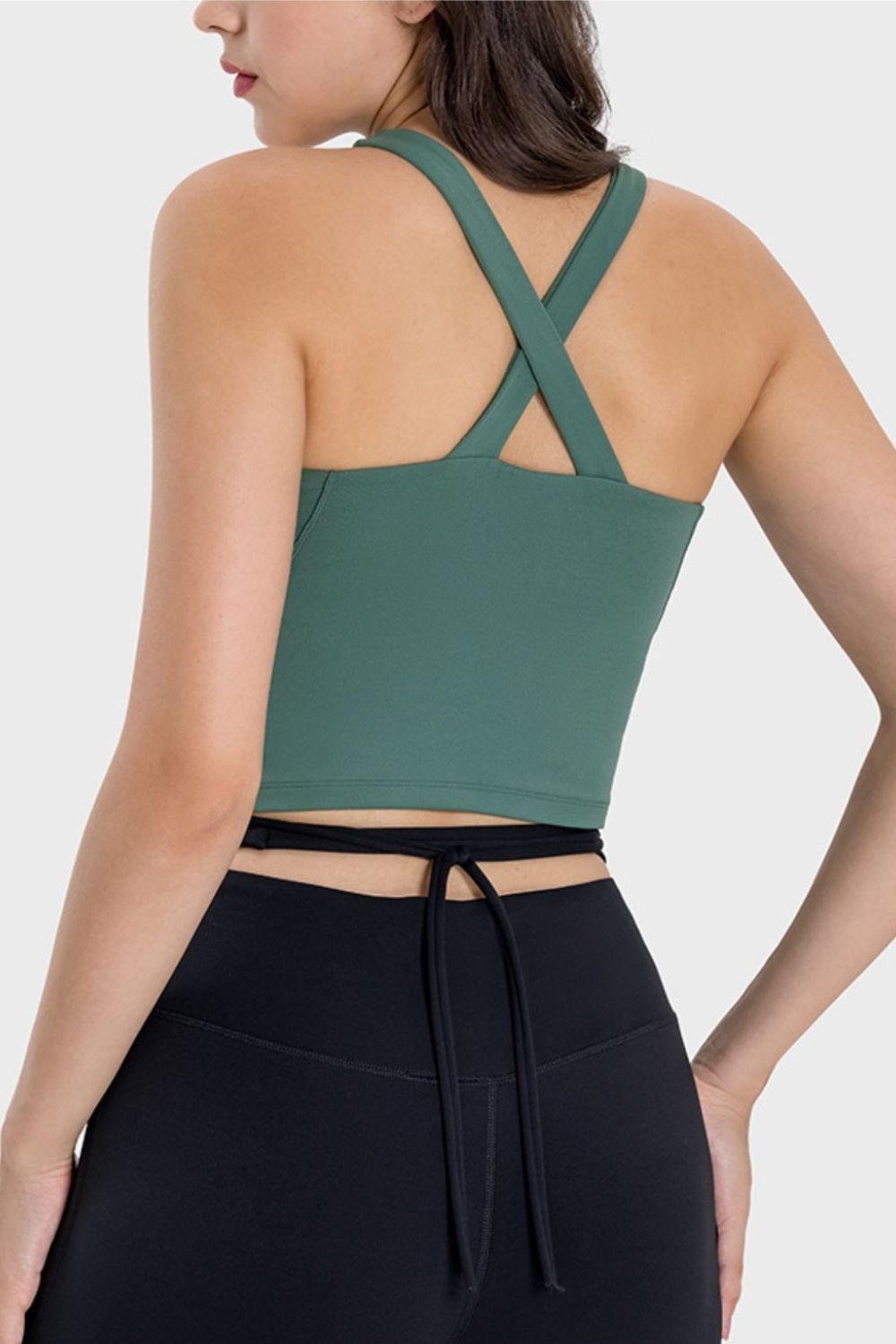TrainTech Crisscross Grecian Neck Active Cami