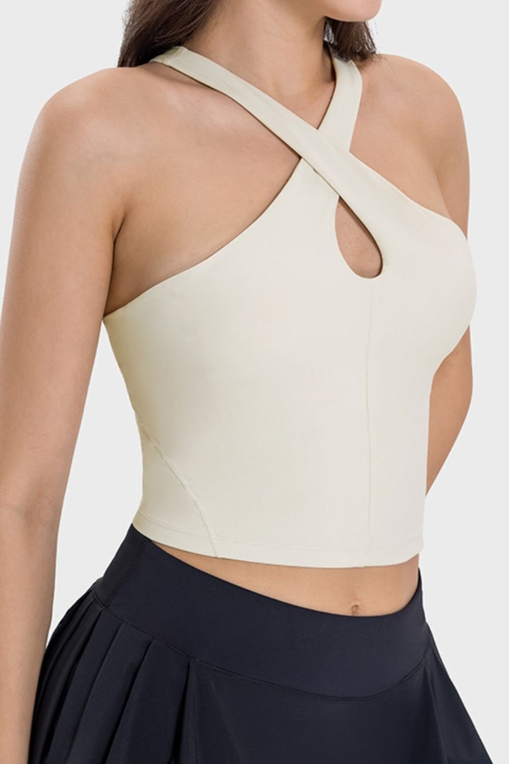 TrainTech Crisscross Grecian Neck Active Cami