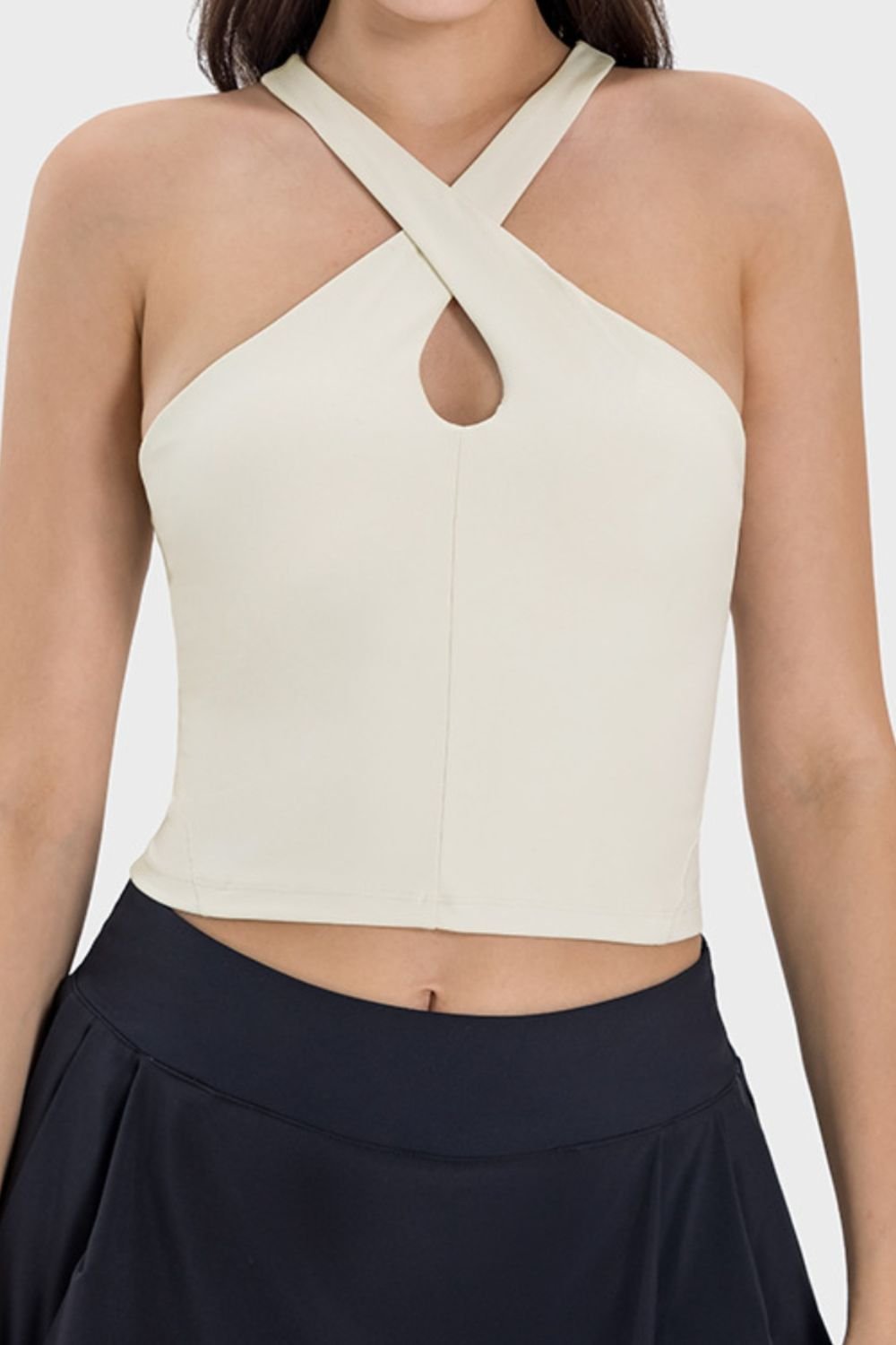 TrainTech Crisscross Grecian Neck Active Cami