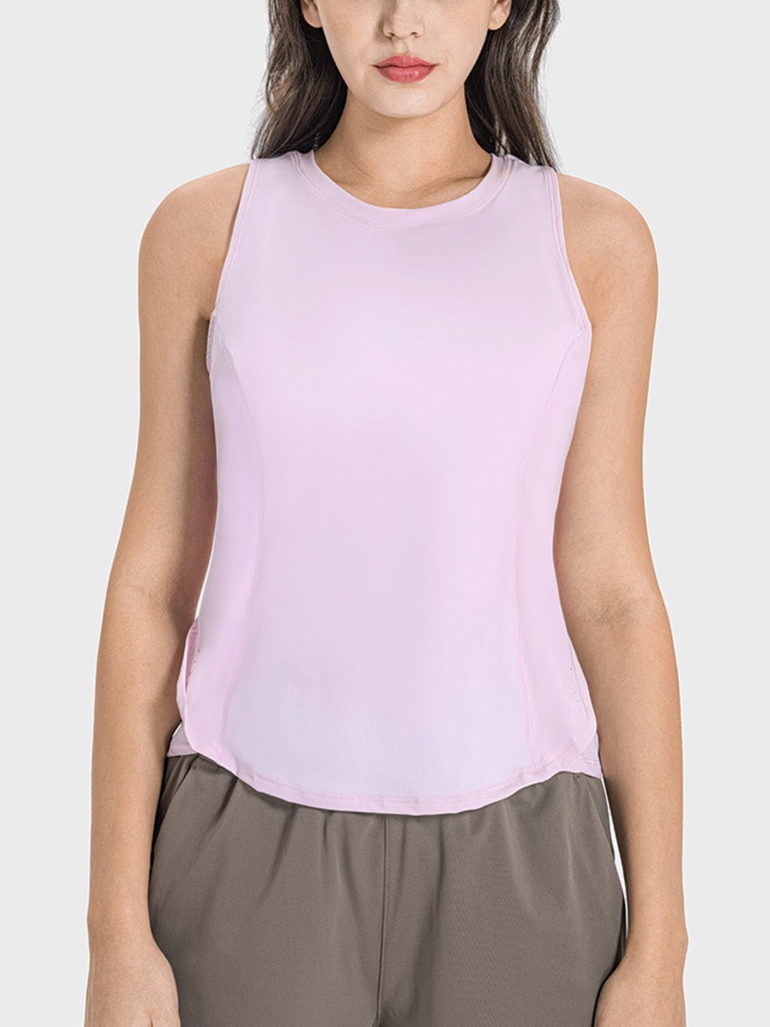 YogaFlex Round Neck Active Tank