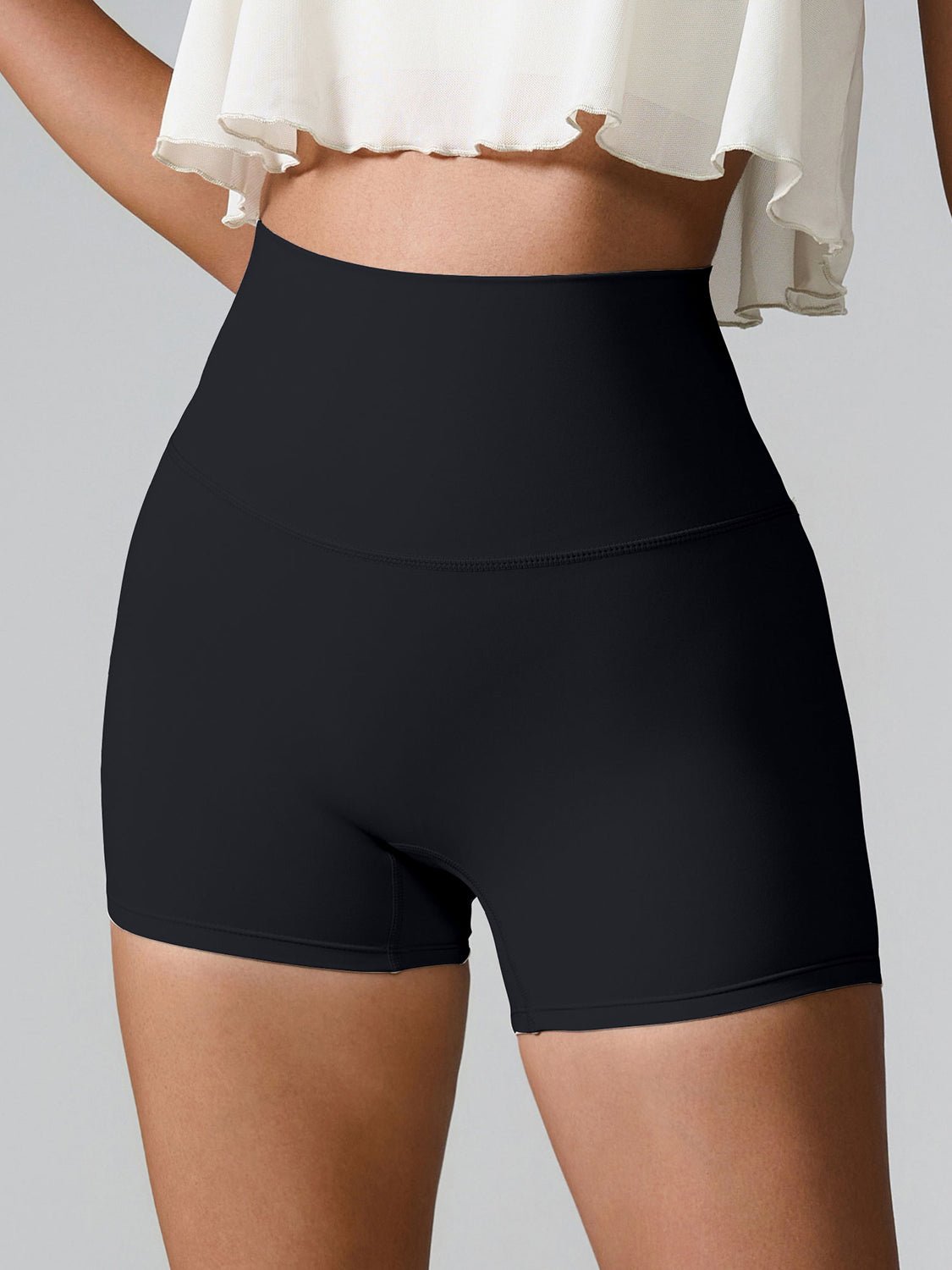 TrainTech High Waist Active Shorts