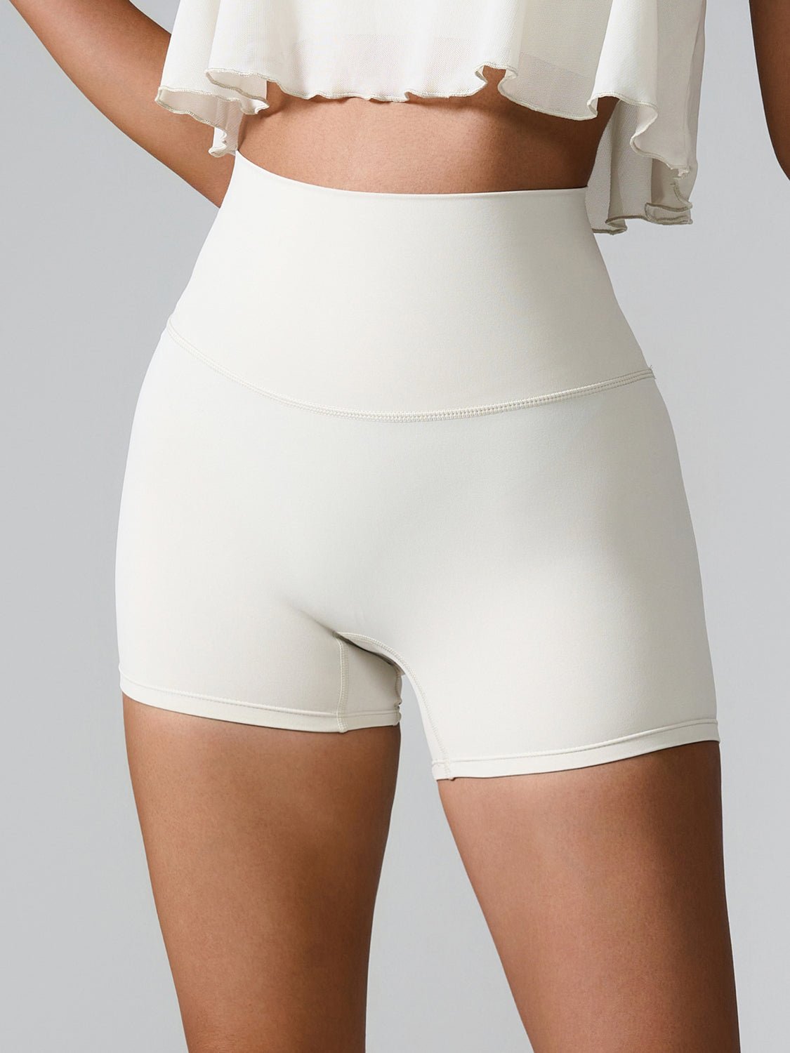 TrainTech High Waist Active Shorts