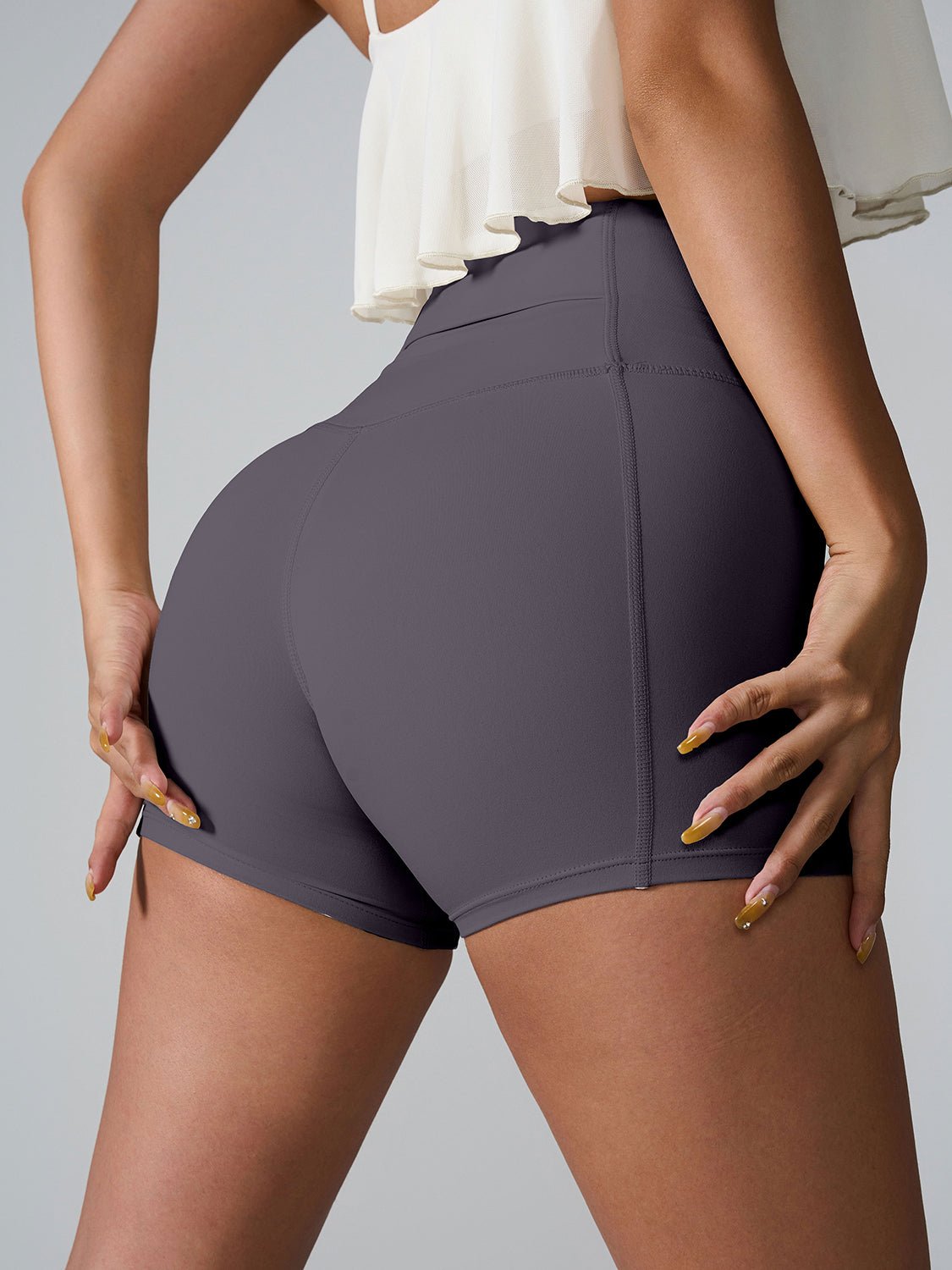 TrainTech High Waist Active Shorts