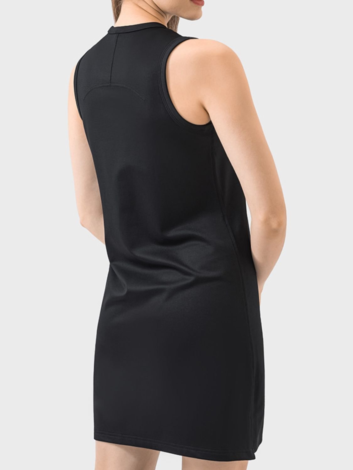 TrainTech Round Neck Sleeveless Active Dress