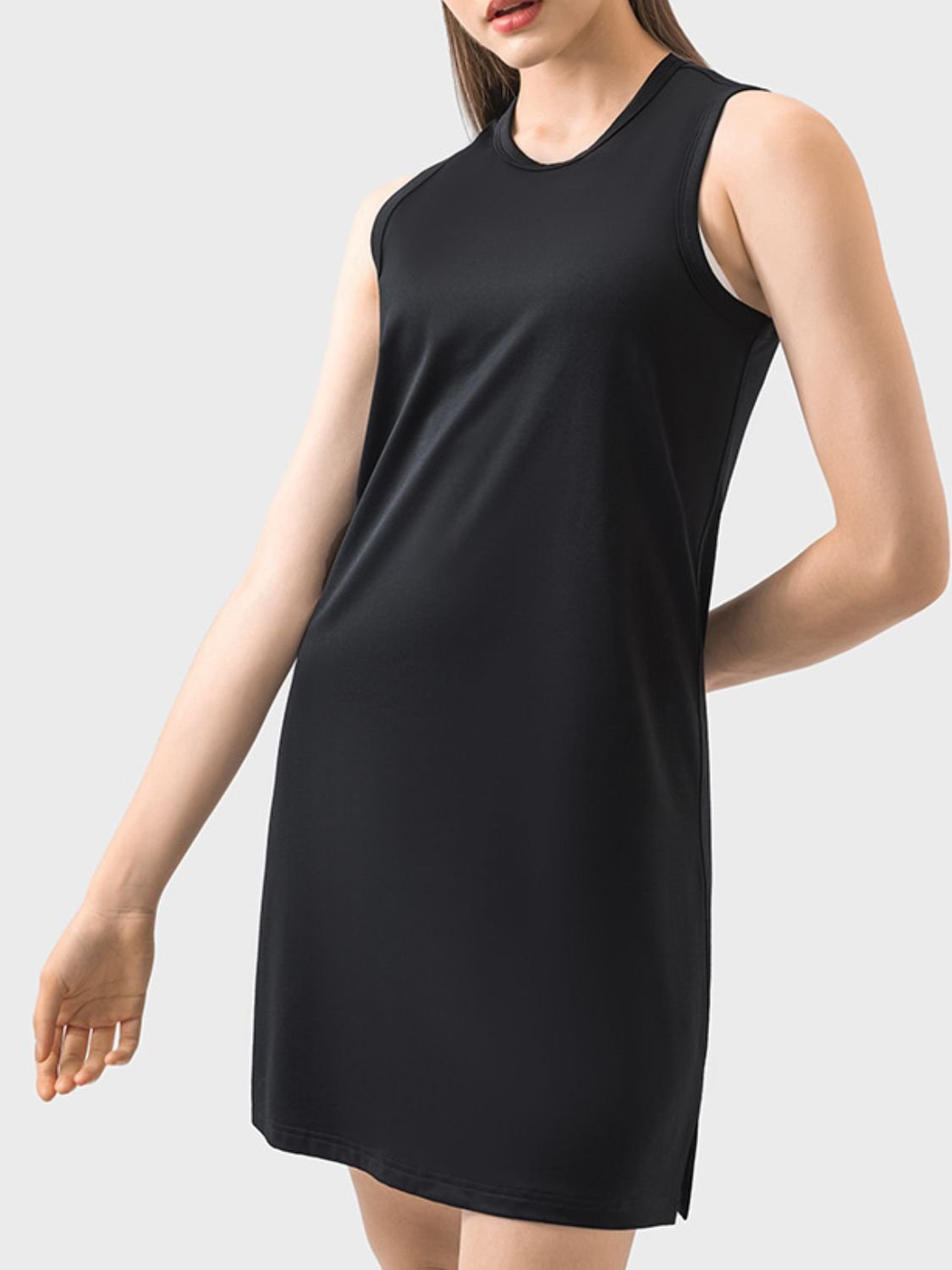 TrainTech Round Neck Sleeveless Active Dress