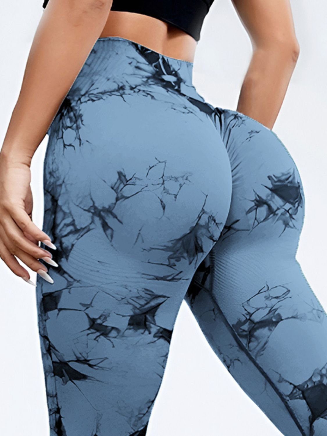YogaFlex Tie-Dye High Waist Bootcut Active Leggings