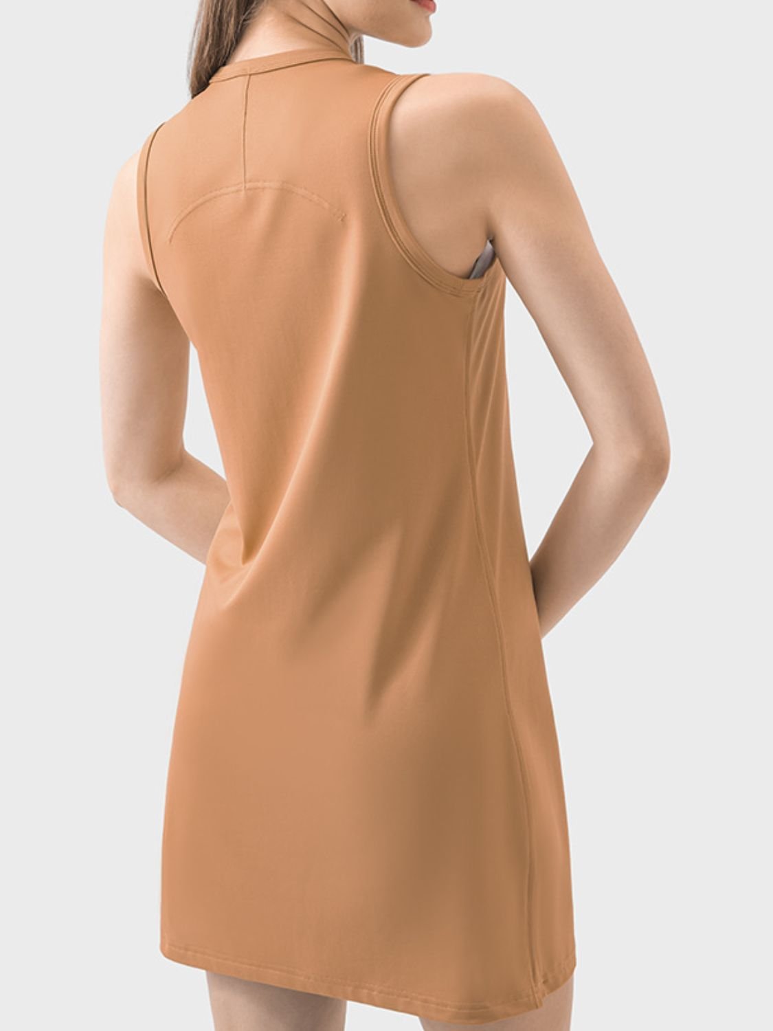 TrainTech Round Neck Sleeveless Active Dress