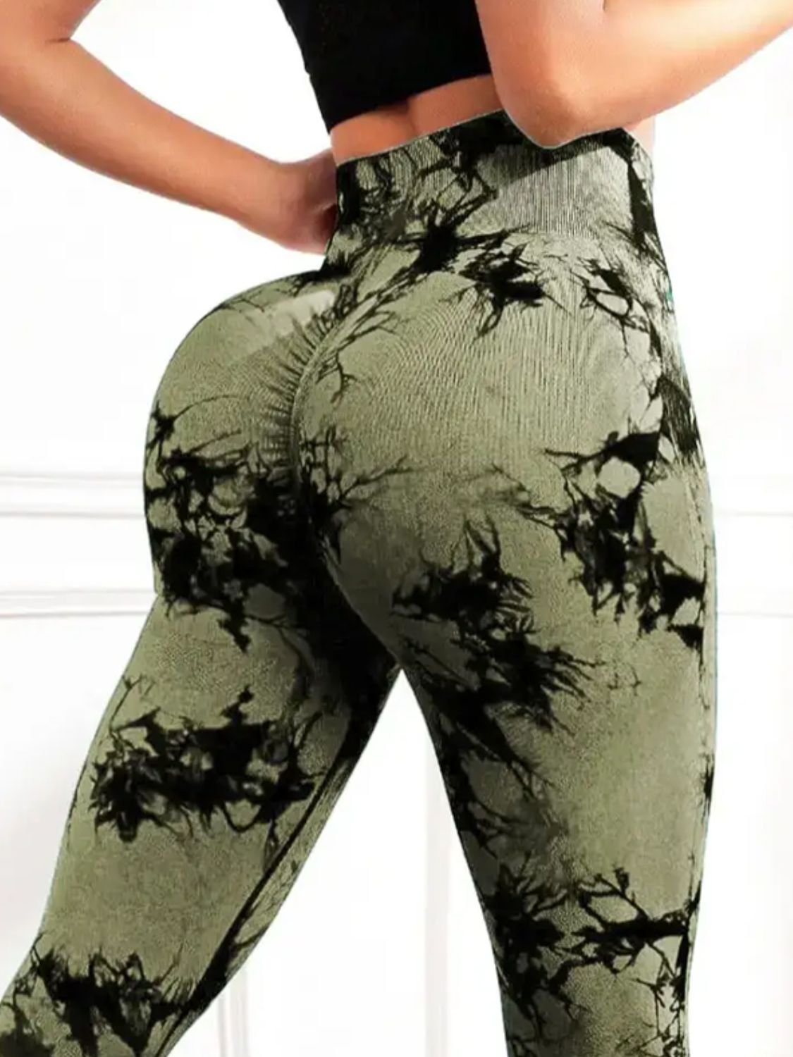 YogaFlex Tie-Dye High Waist Bootcut Active Leggings