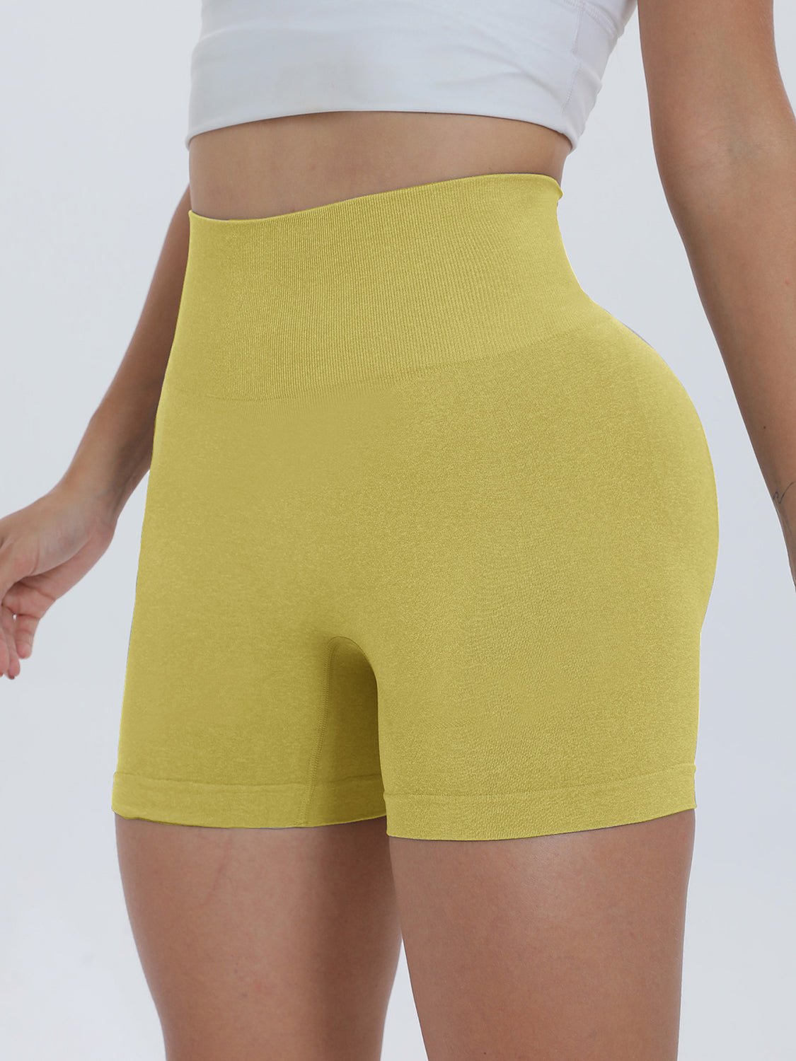 YogaFlex Simple High Waist Active Shorts