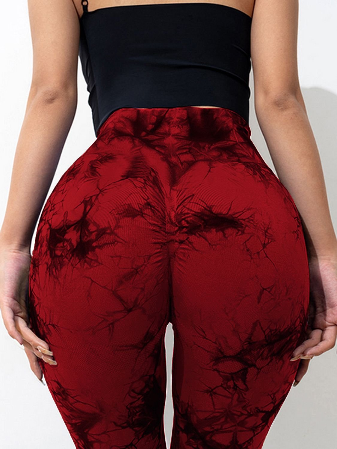 YogaFlex Tie-Dye High Waist Bootcut Active Leggings