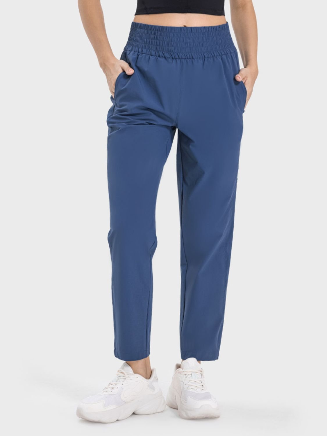 Urban Threadz Boutique Pocketed High Waist Active Pants