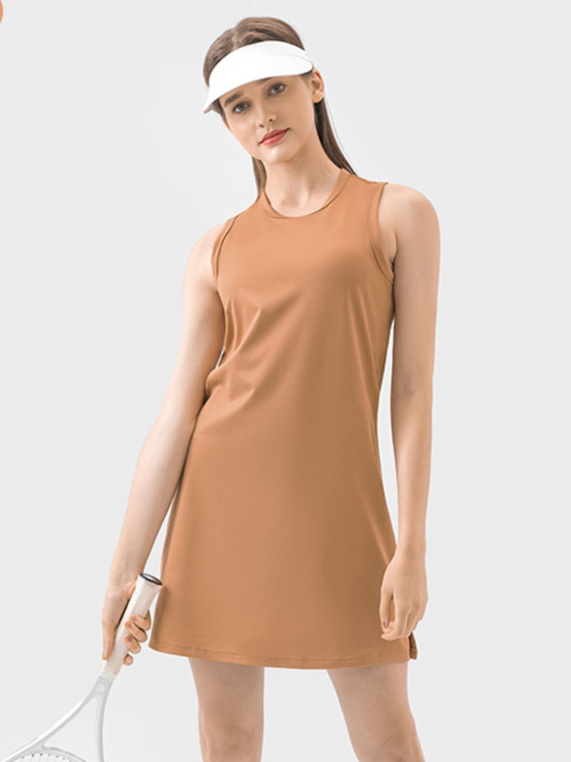 TrainTech Round Neck Sleeveless Active Dress