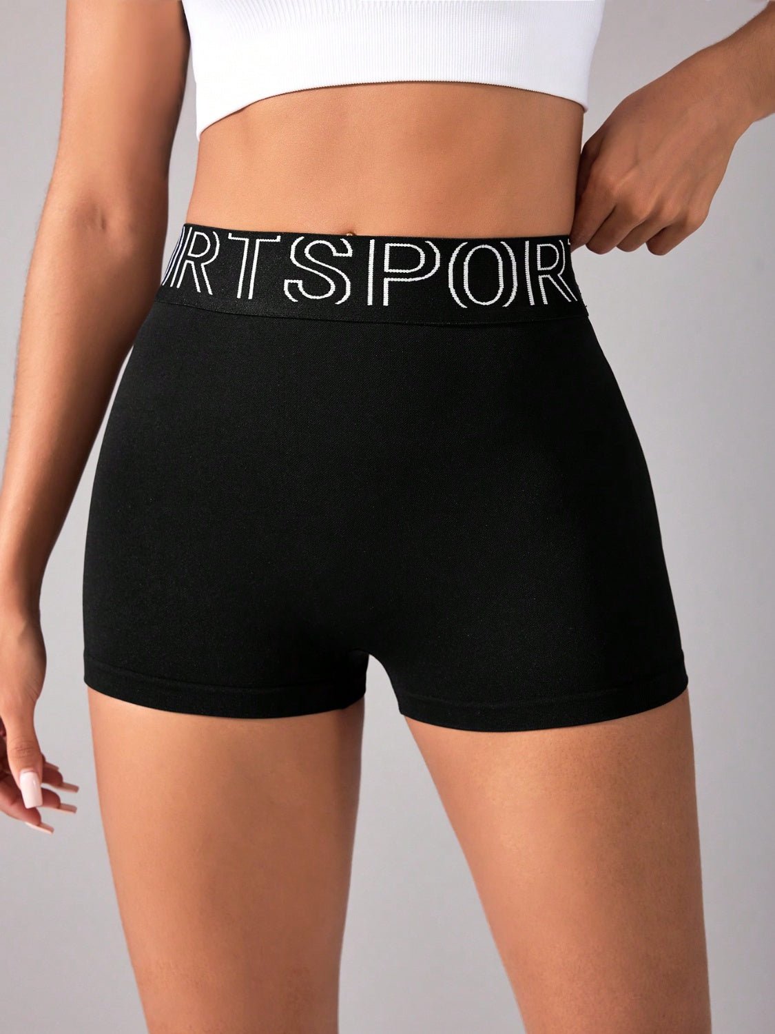 TrainTech High Waist Active Shorts