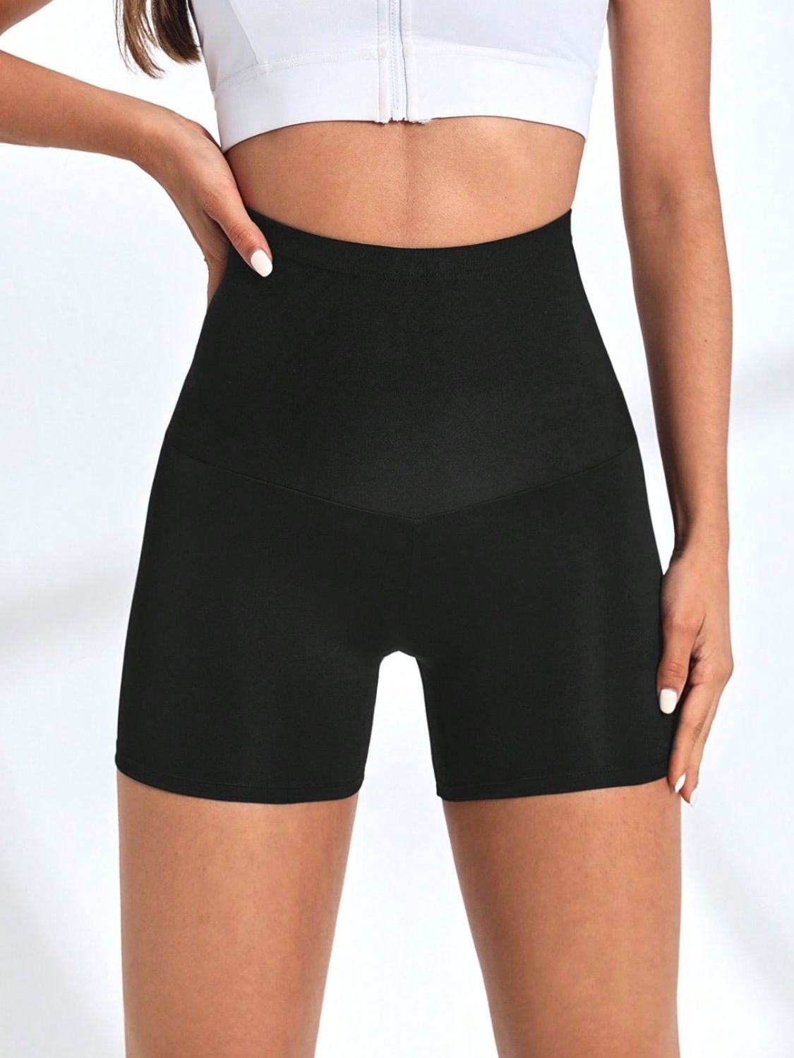 Urban Threadz Boutique High Waist Active Shorts