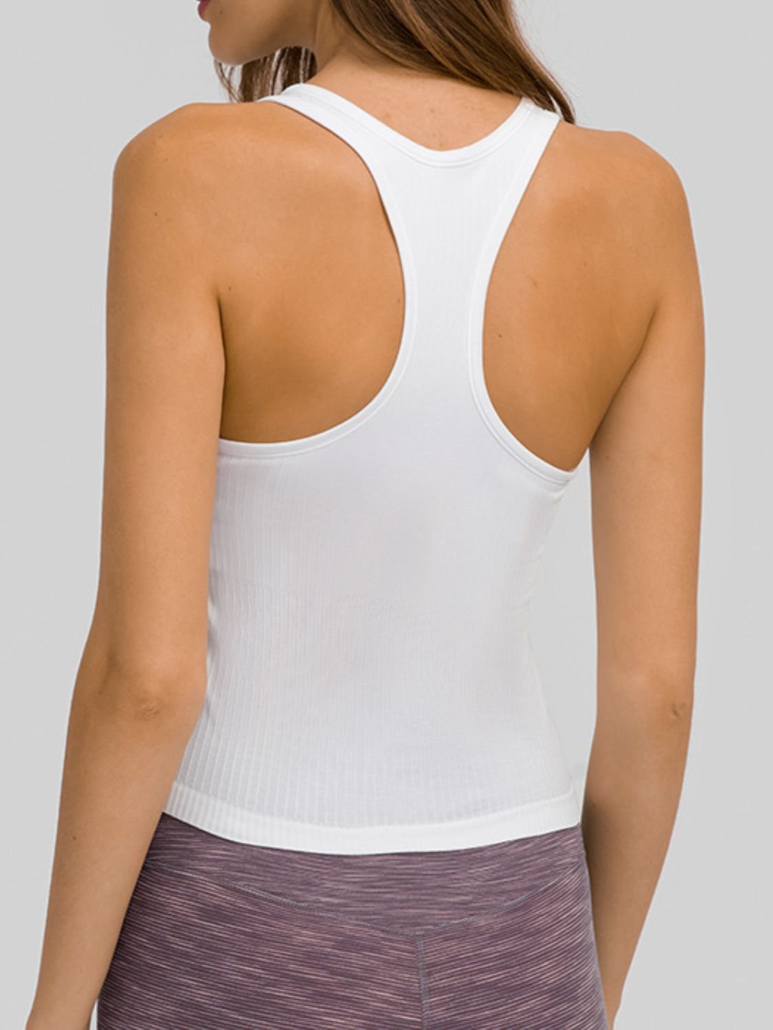 ZenSculpt Round Neck Racerback Active Tank