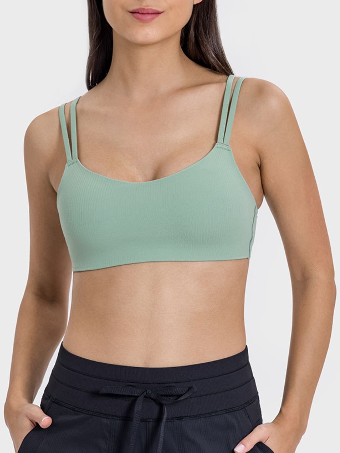 YogaFlex Scoop Neck Double Strap Active Cami