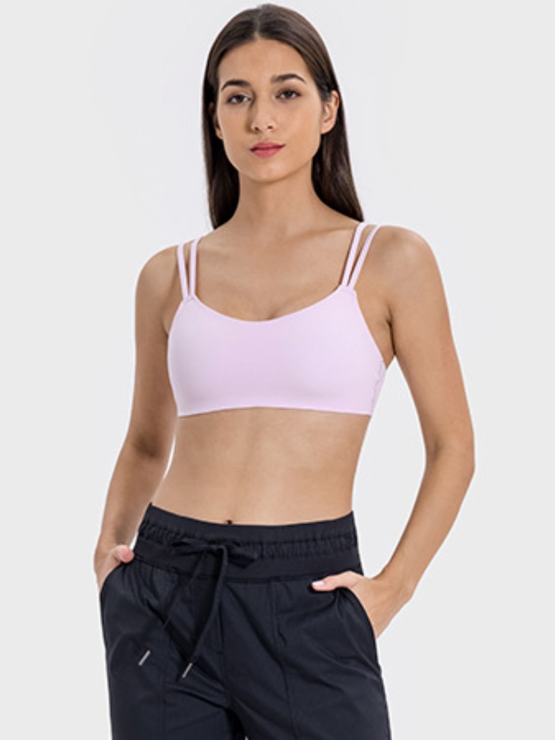 YogaFlex Scoop Neck Double Strap Active Cami