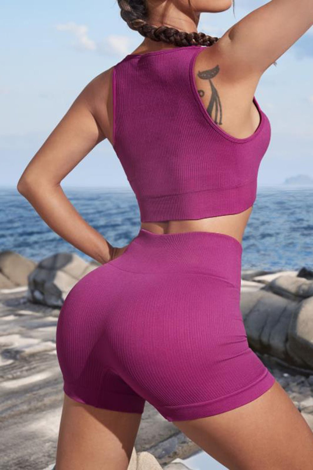 ZenSculpt Cutout Two-Piece Sports Set