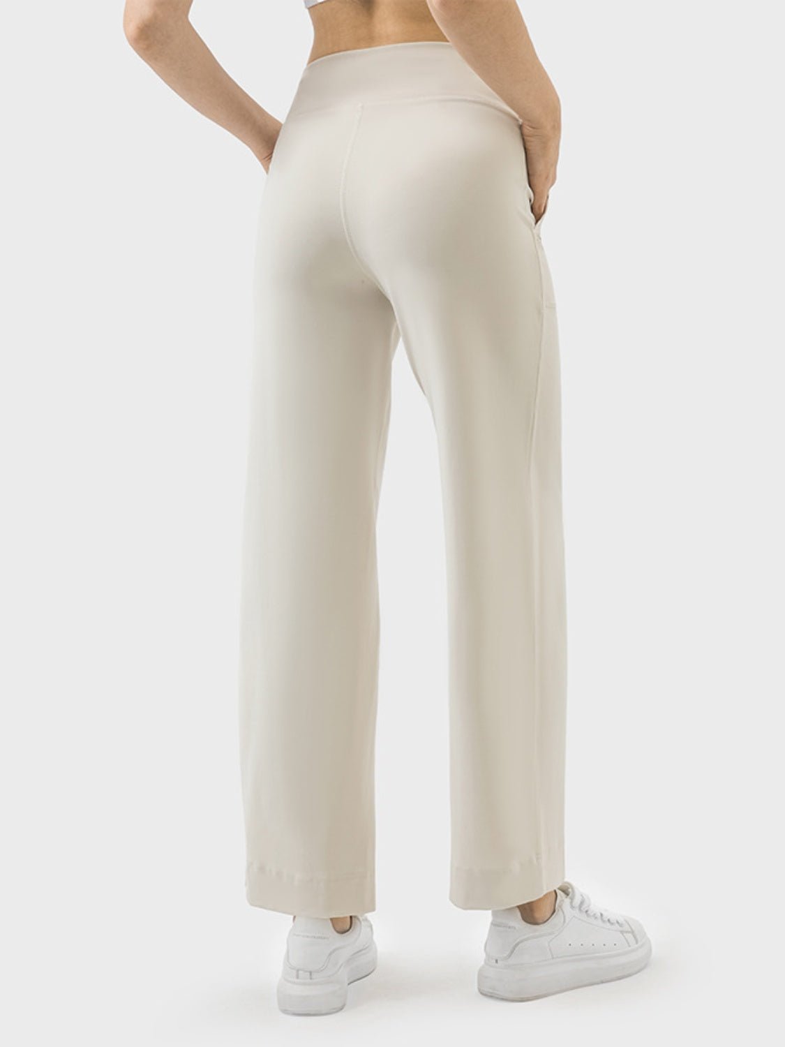 YogaFlex Drawstring Active Pants with Pockets