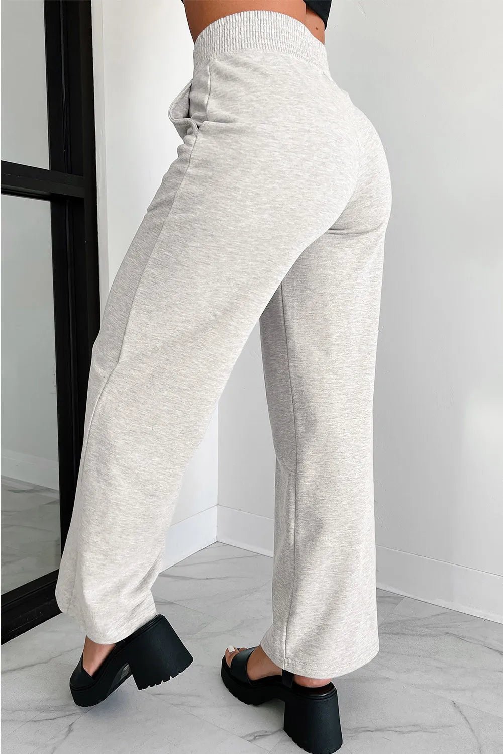 YogaFlex Elastic Waist Active Pants with Pockets