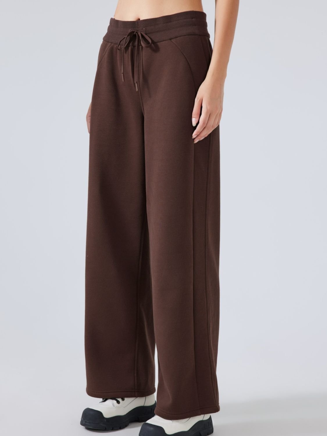YogaFlex Drawstring Wide Leg Pants